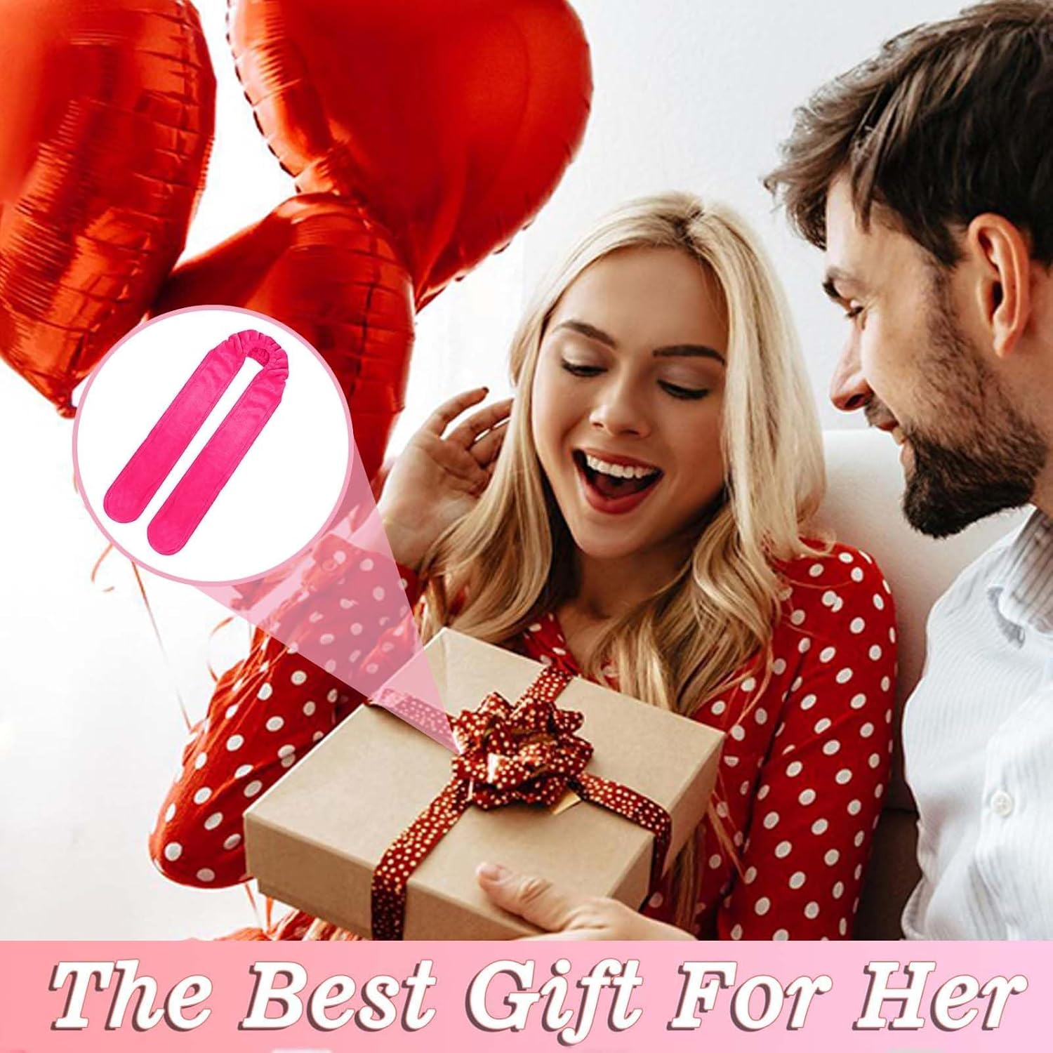 Overnight Curlers, Velvet Heatless Overnight Curls Band Curls without Heat, Heat-Free DIY Blowout Hair Curler for Sleeping, Non-Slip/Large Curls, Curls without Heat, for All Hair Types image number 6