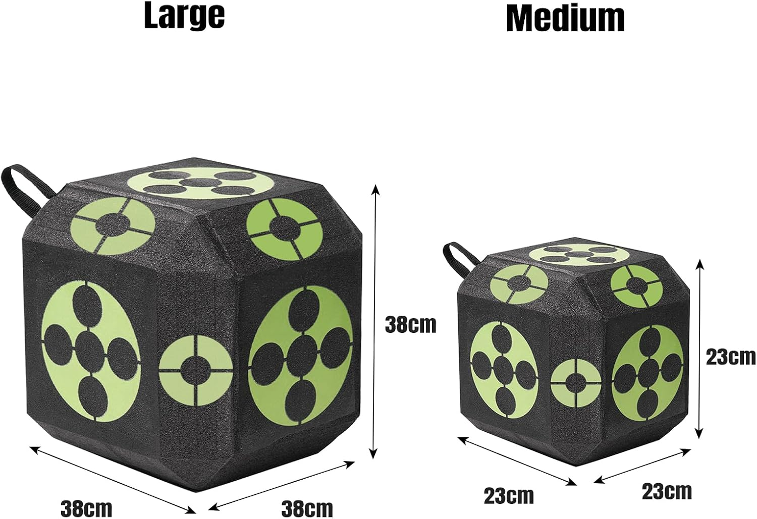 Youngly 3D Archery Target High Density Polyhedral Self Healing Foam Cube Target Shooting image number 4