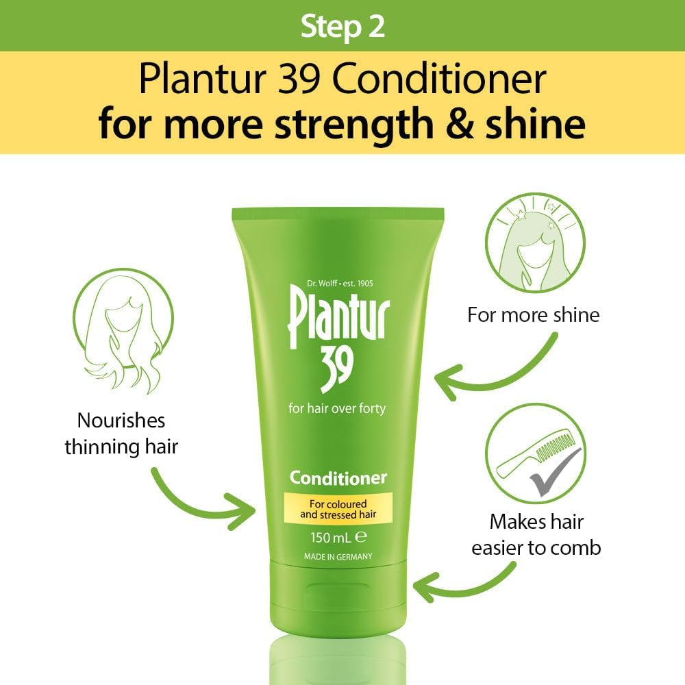 Plantur 39 Starter Pack - Shampoo + Conditioner Bundle for Fine and Brittle Hair image number 2