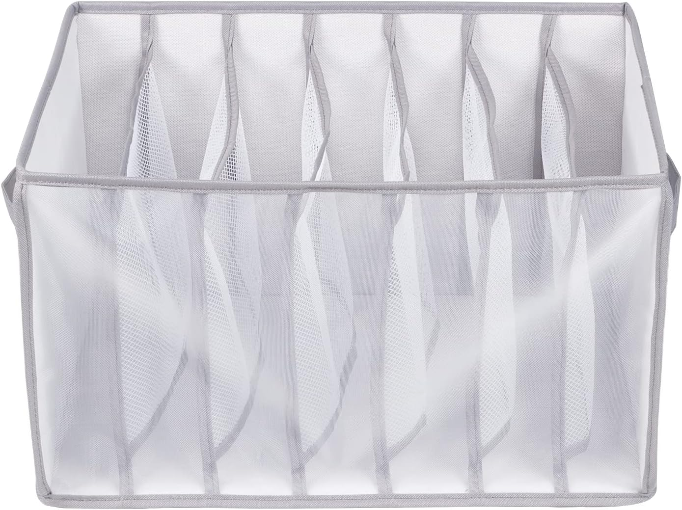 Univivi Large Wardrobe Organiser, Portable Mesh Wardrobe Organiser for Pax, Jeans, Trousers, T-Shirt, Leggings, Storage Wardrobe Organiser, Pack of 4