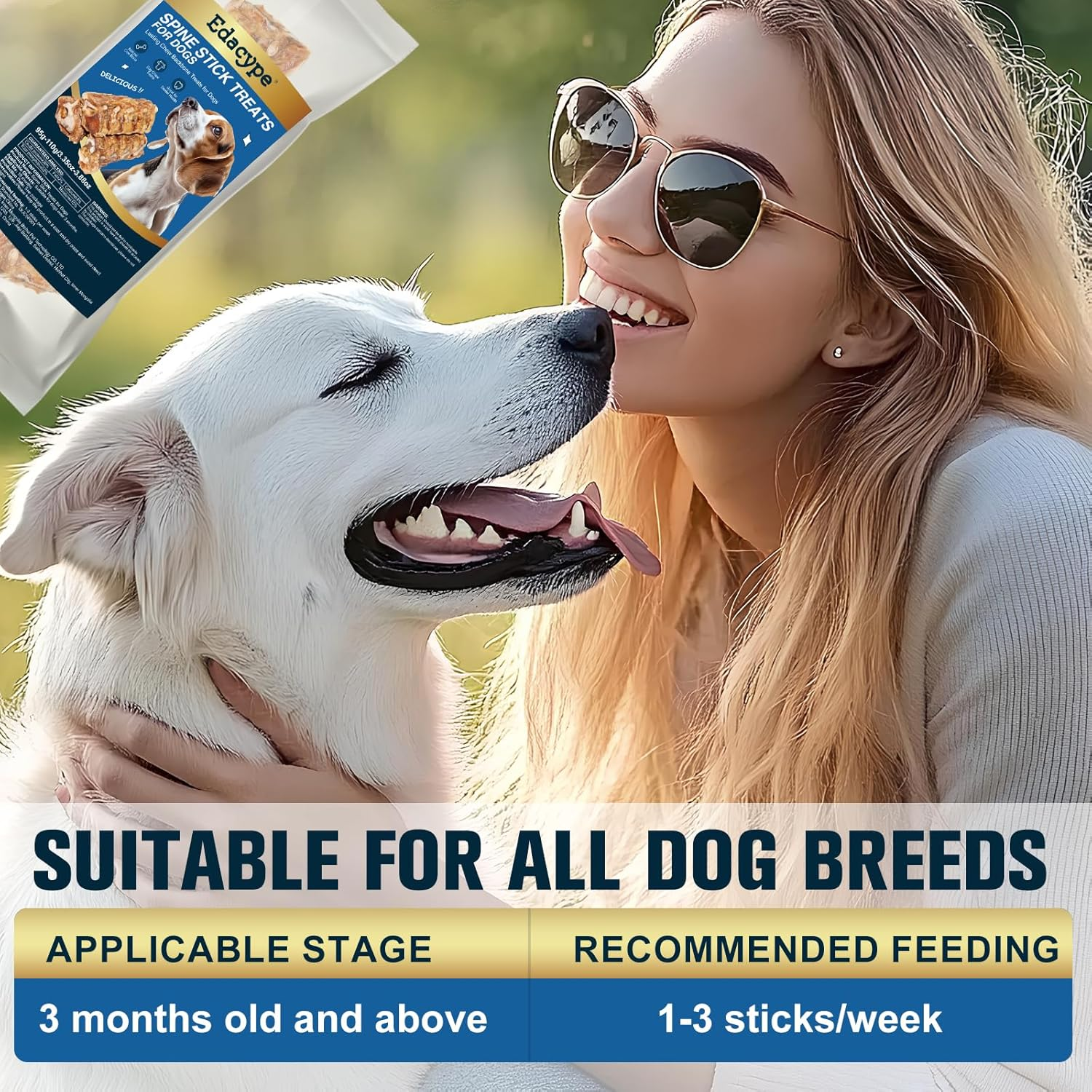 Natural Beef Spine Bone for Dogs-Long Lasting Dental Chew, Rawhide-Free & Digestible Dog Treats,Single Ingredient Grass-Fed Beef