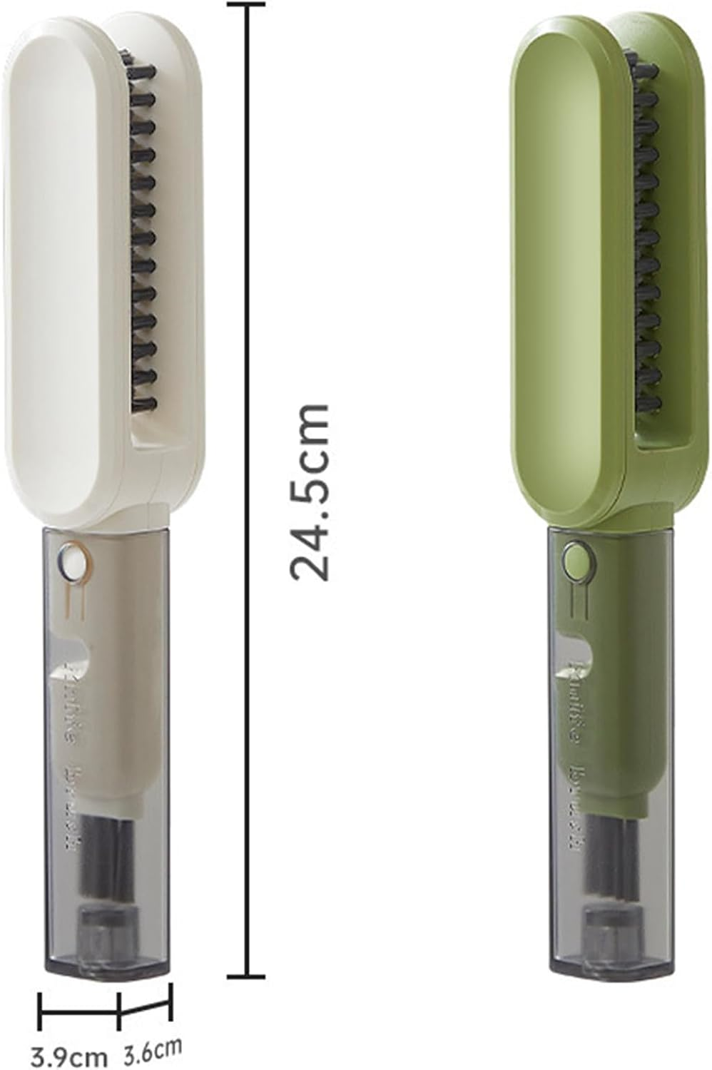 Knife Cleaner 4In1 Knife Brush with Knife Sharpener, Crevice Brush, Bristle Scrub, Meat Mincer Blade Cleaner, Kitchen Cutlery Washing, Space-Saving Storage, Green image number 3