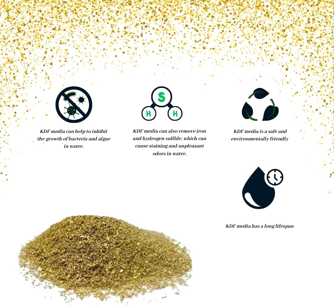 Aimex 8-Stage Water Filter with Activated Charcoal and KDF for a Balanced Water Ph, Chlorine Reduction, and Heavy Metal Reduction - 3 Pieces image number 3