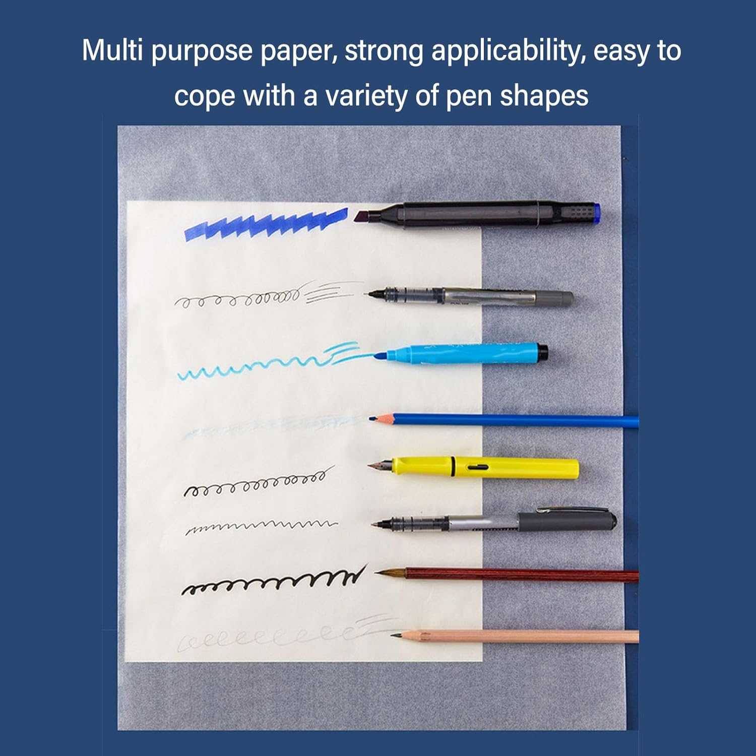 Tracing Paper Roll, 24 Inch White Trace Paper Roll Translucent Tracing Paper for Drawing Clear Tracing Patterns Paper for Sewing Sketching Crafts, Translucent Pattern Paper image number 6