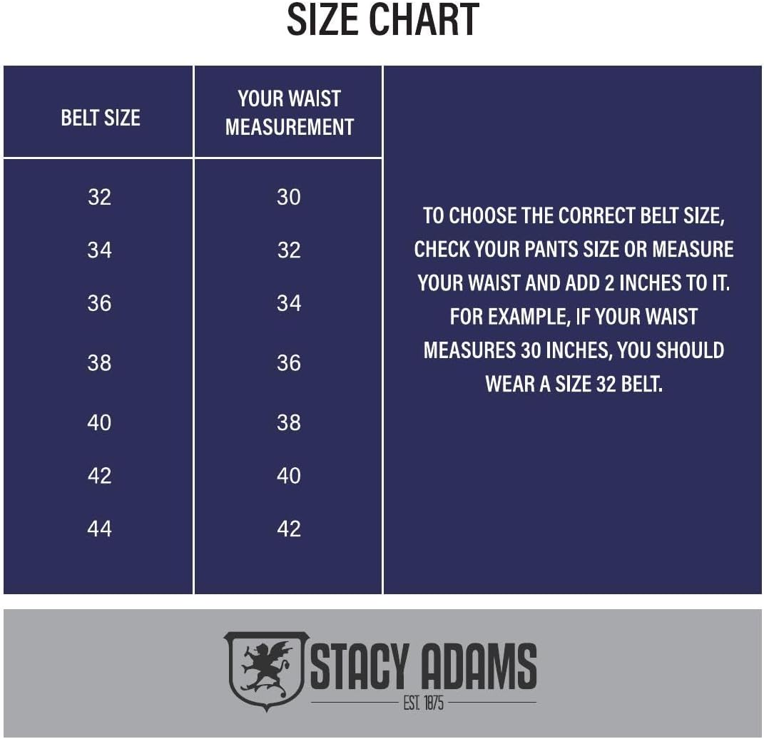 Stacy Adams Men'S Dress Leather Belt image number 1