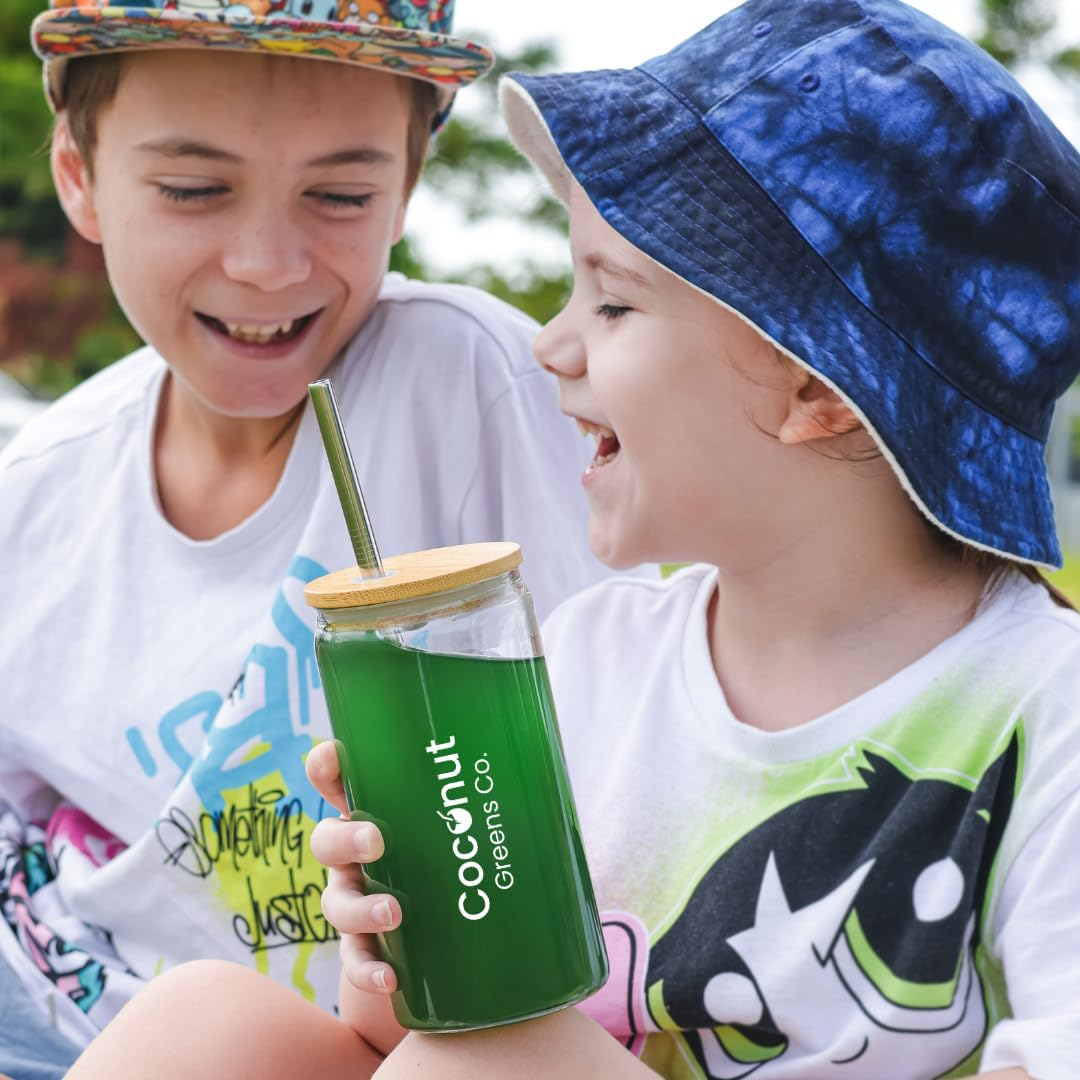 Organic Super Greens with Coconut Water | 250 G Pouch (30 Serves) image number 4