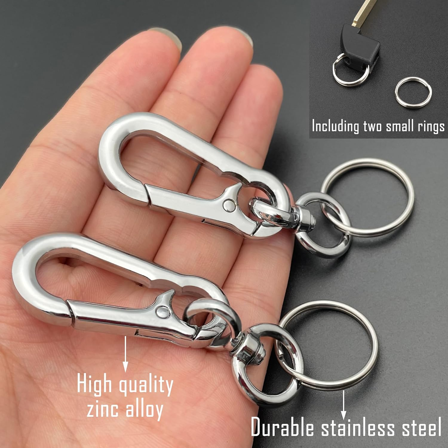 TANDRIVE Key Fob Cover for Toyota 2025 Camry and 2025 2024 2023 Corolla Crown, 4-Button, Silicone, 2-Pack, Black image number 4