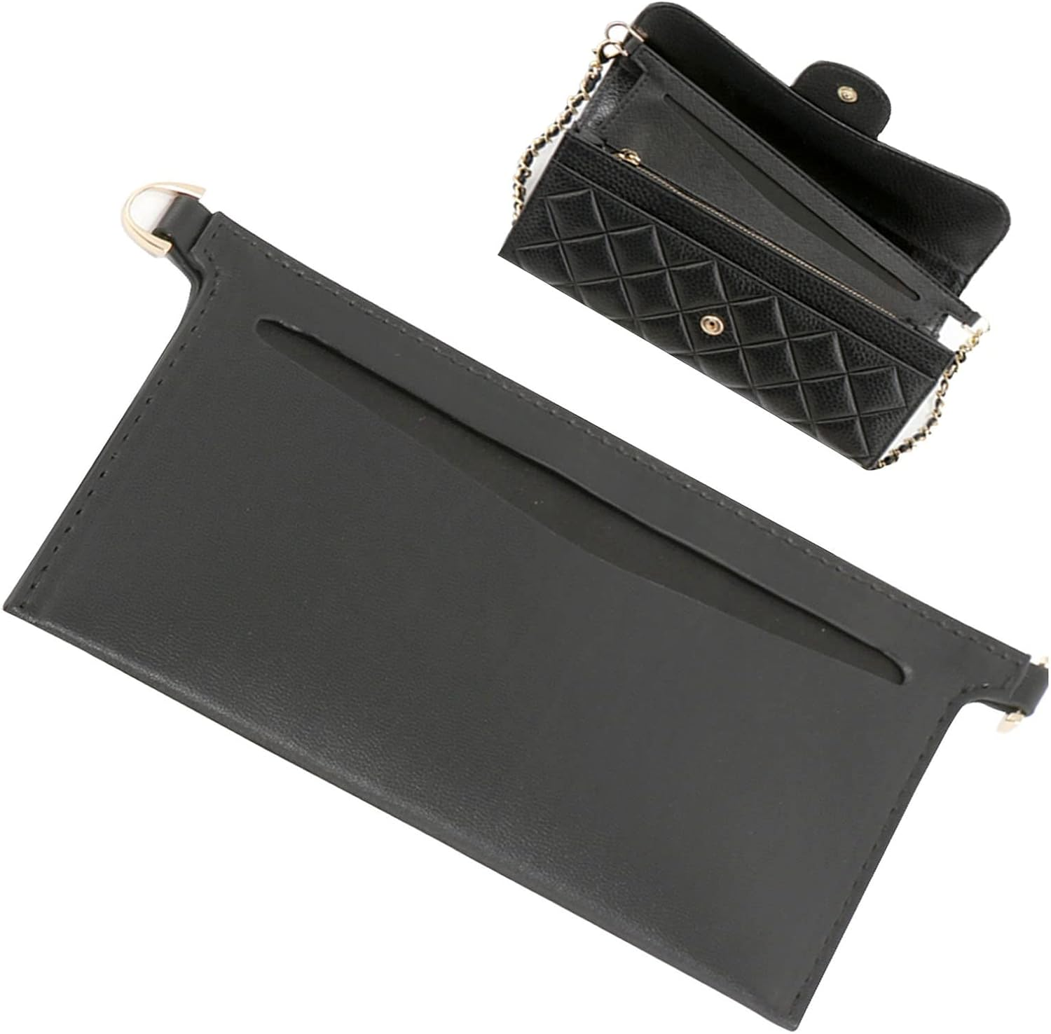 Lckaey Purse Kit Sarah Bag, Detachable Bag Inserted into Organizer Emily Wallet Diagonal Shoulder Bag