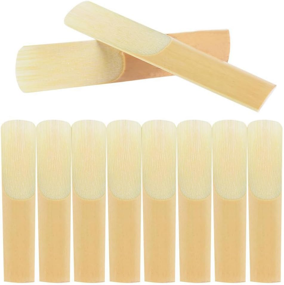 10 Pack Alto Saxophone Reeds,Saxophone Reed Tool Traditional Reed Compact Reed Reed,Thinner Reed Tip Traditional Alto Sax Reeds,Alto Saxophone Reed Bamboo Saxophone Reed,Alto Saxophone Reeds Sax Reed