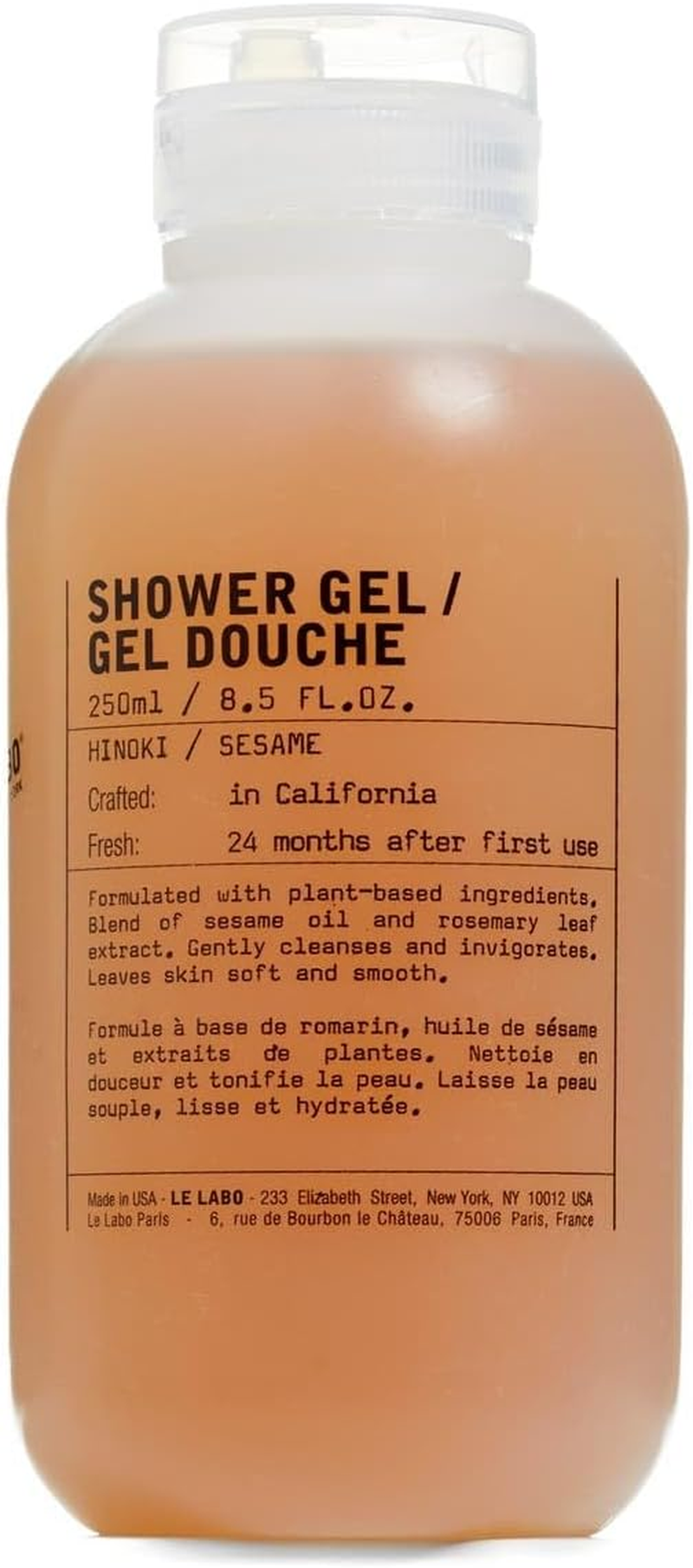Le Labo Hinoki Shower Gel 8.5 Ounce (Unisex)
