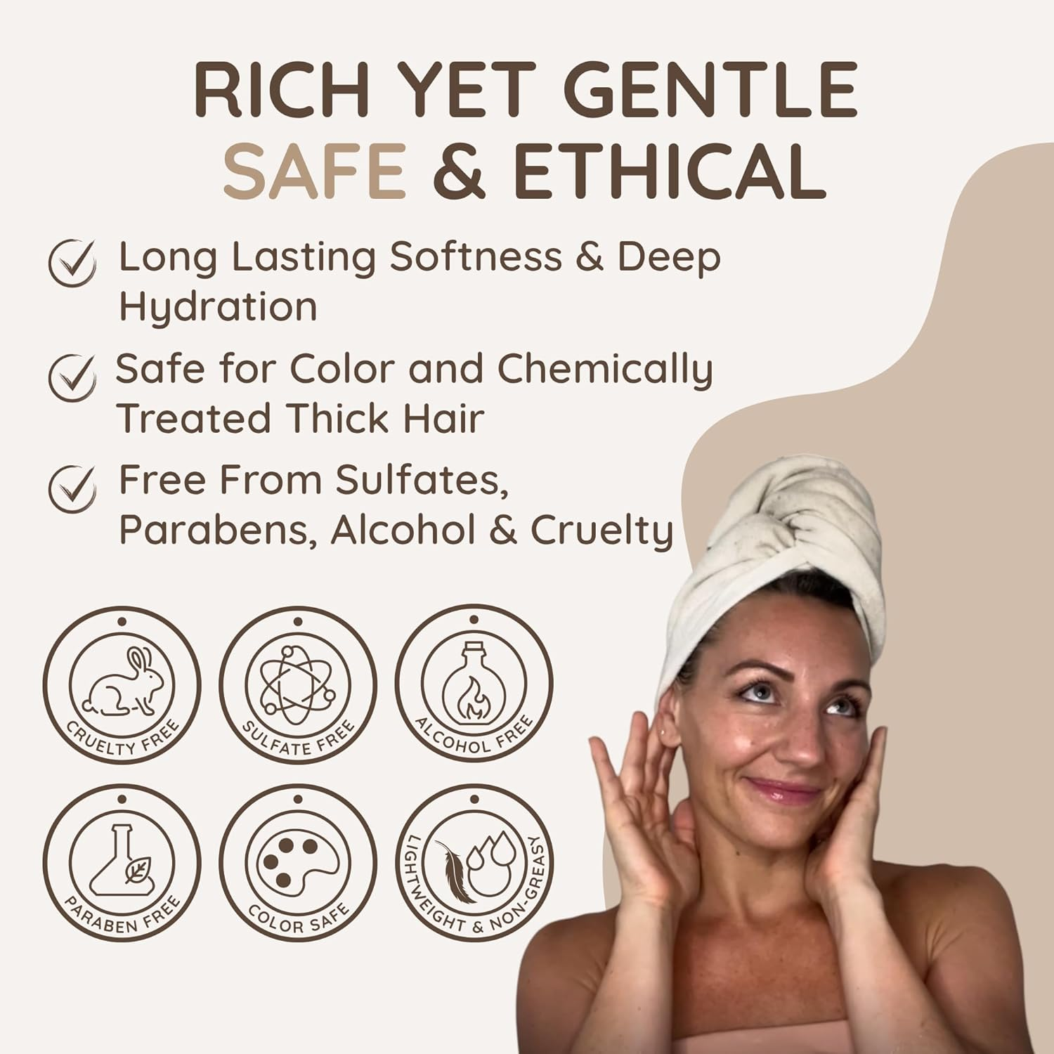 Keratin Dry & Damaged Deep Conditioner Mask - Thick Coarse Hair Care - Keratin Protein & Argan Oil Complex - Long Lasting Conditioning Repair image number 2