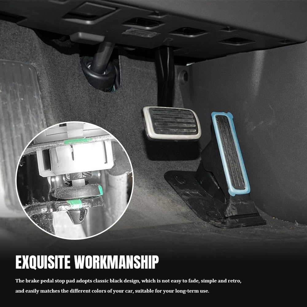 4PCS Brake Switch Stopper, Brake Pedal Pads, Rubber Vehicle Clutch Pedal Stopper, Car Accessories Light Switch Stop Pad for Toyota Lexus Scion, Replace OEM# 90541-06036 (4PCS) - 4Pcs image number 2