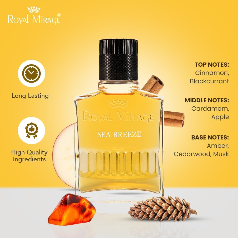 Royal Mirage Sea Breeze Aftershave 100 Ml image number 2