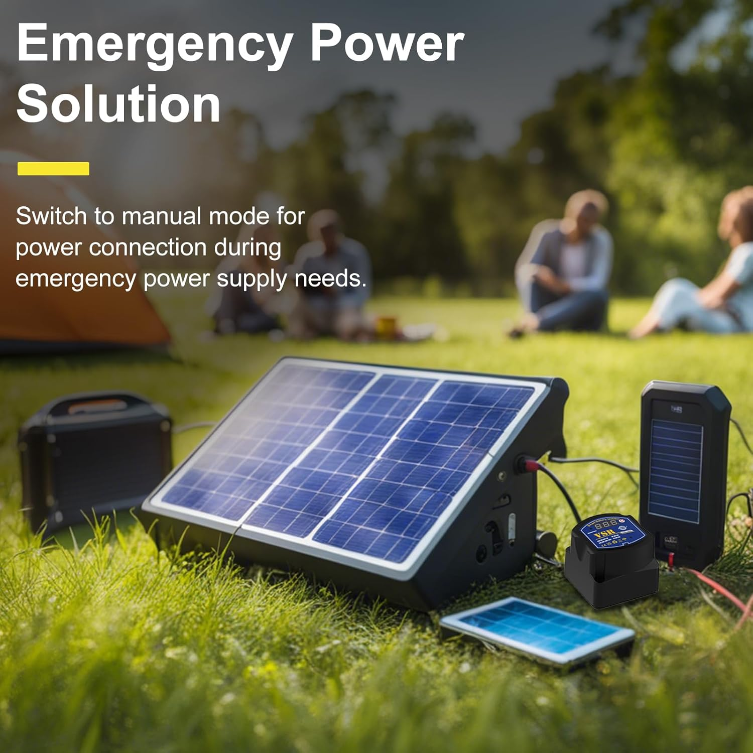 Split Charge Relay Dual Battery Isolator Voltage Sensitive Relay VSR Smart Battery Isolator 12V 140Amp with Led Voltmeter for Marine Truck ATV UTV RV Boat Not Fit for Lithium Batteries image number 2