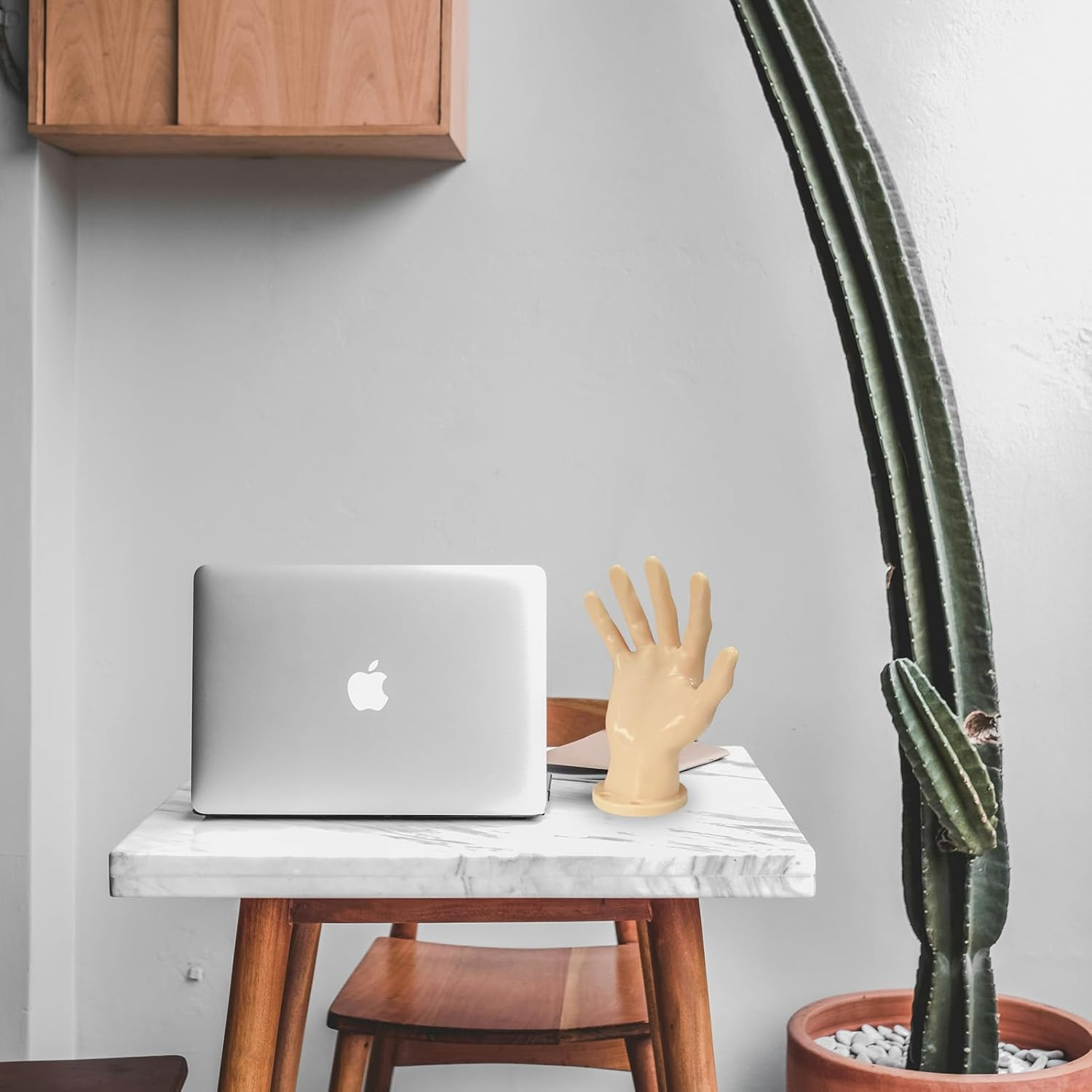 LOCZAR Basketball Holder Wall Mount 2 Piece Set, Men'S Room Decoration Game Room Basketball Wall Decor Men'S Sport Gifts, Ball Stand Wall Mount, Garage Ball Storage Organizer - Yellow image number 4