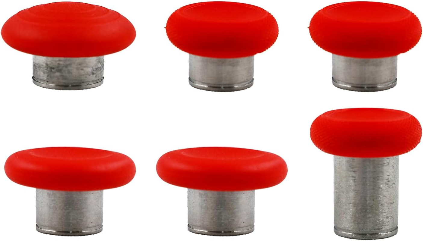 6 in 1 Metal Thumbsticks Replacement for Elite Series 2 Core Controllers, Thumbsticks for Xbox Elite Series 2 Controllers, Elite Series 2 Controller Replacement Thumbsticks (Blue) image number 1