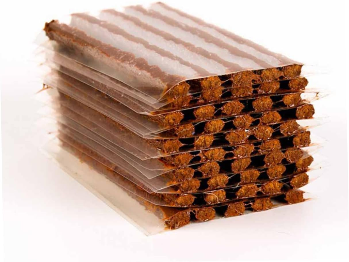 Parliky 60Pcs Tubeless Tire Repair Strips Car Seal Tape with Butyl for Quick Puncture Fix Flexible and Durable Automotive Wheel Tire Repair Tool Kit image number 5