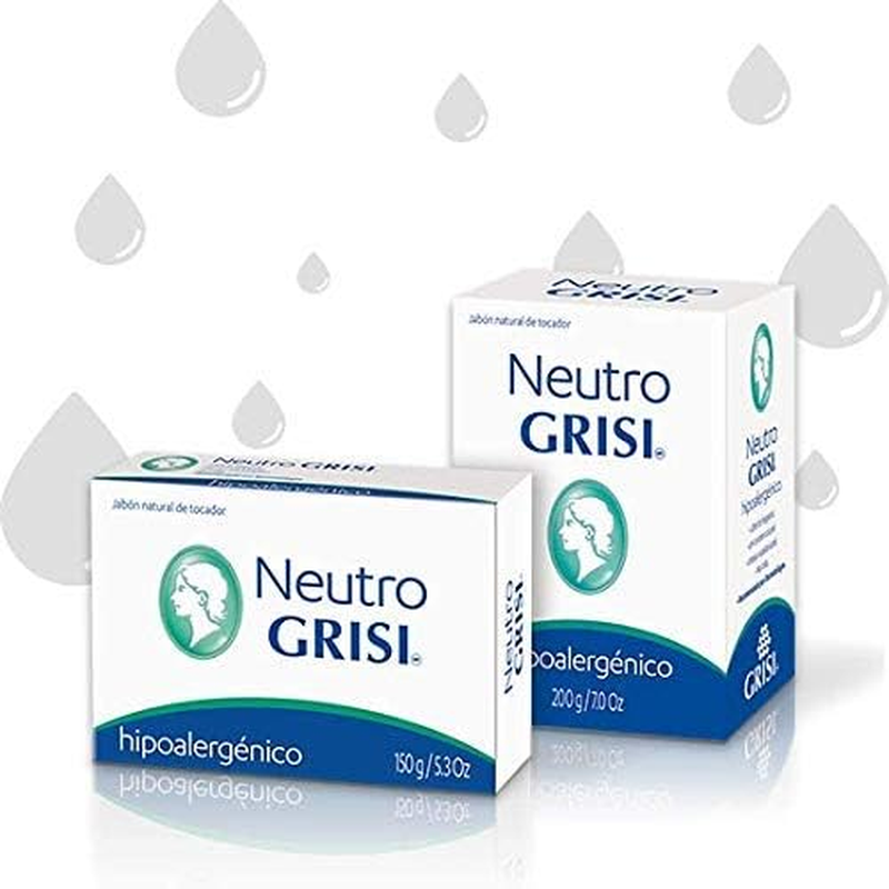 Grisi 6Pk - Neutral Soap - Hypoallergenic - Jabon Neutro - image number 2