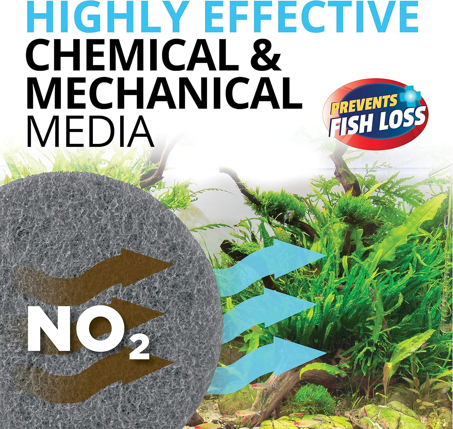 Hagen FL FX4/6 Nitrite Remover PAD 3PK image number 3