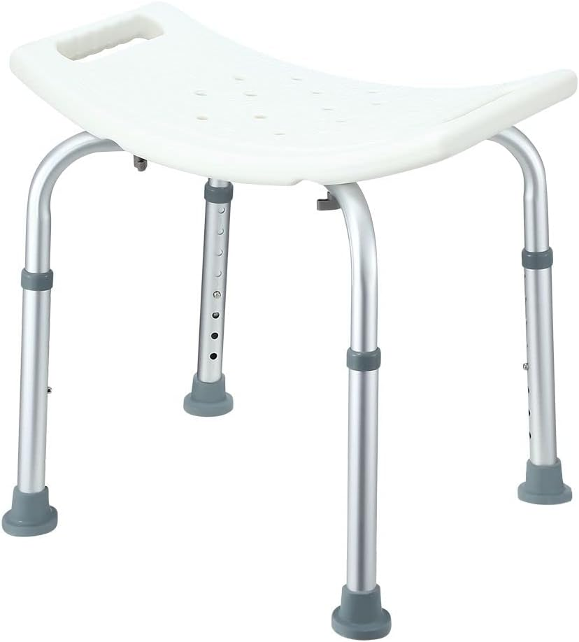 Bathroom Chair Shower Seat Tub Bathtub Bench Adjustable Height Shower Stool for Elderly Disabled Seniors image number 3