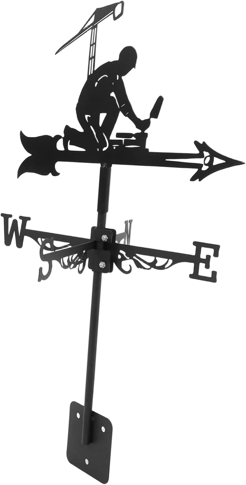 KONTONTY Wind Vane Large Wind Sock Wind Spinner Wind Indicator Wind Direction Measuring Instrument Roof Wind Direction Indicator for Garden Courtyard Roof Decoration Rooftop Vane image number 6