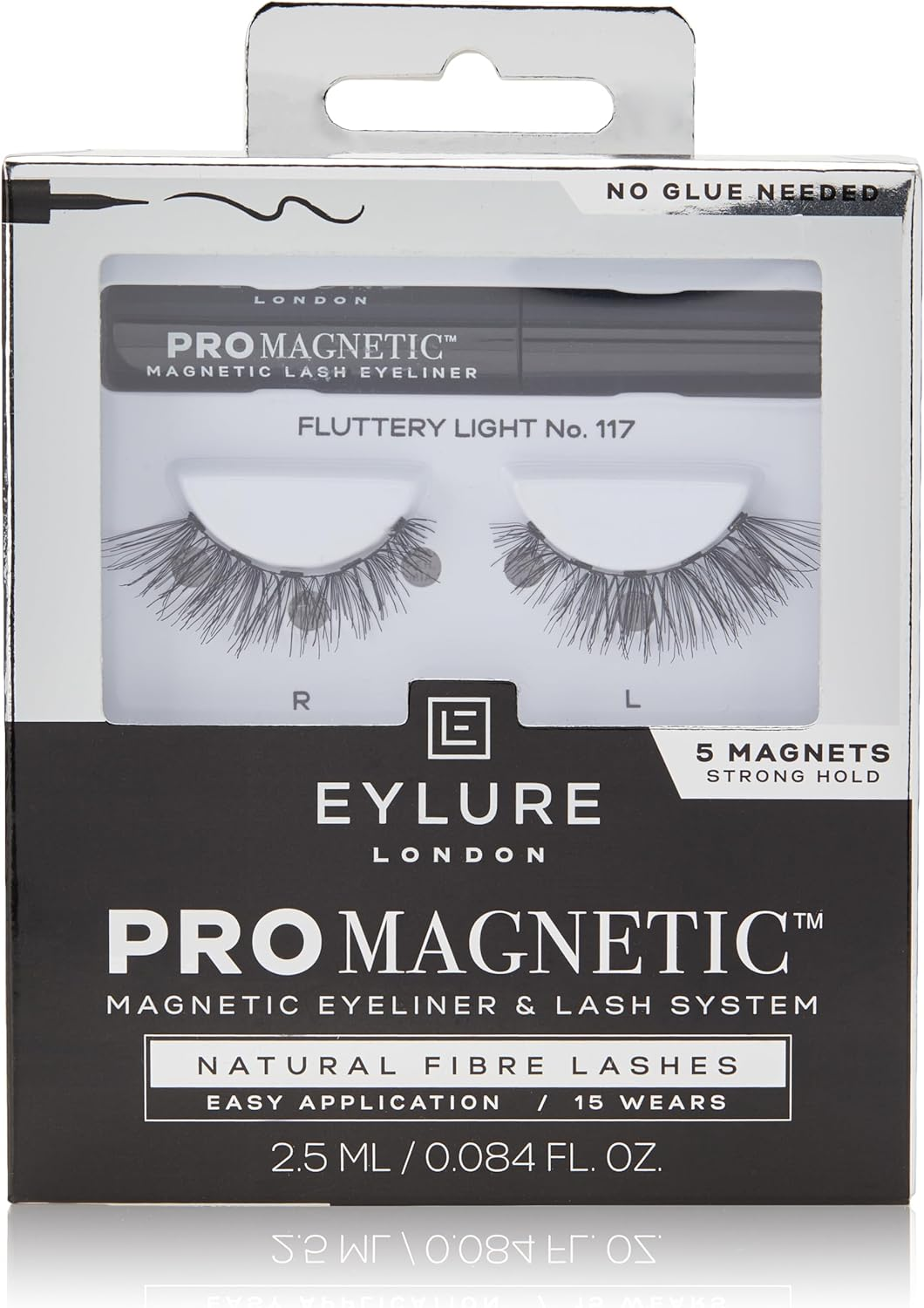 Eylure Promagnetic Lash Kit, Magnetic Eyeliner & Lash System, Accent, 2.5Ml image number 4