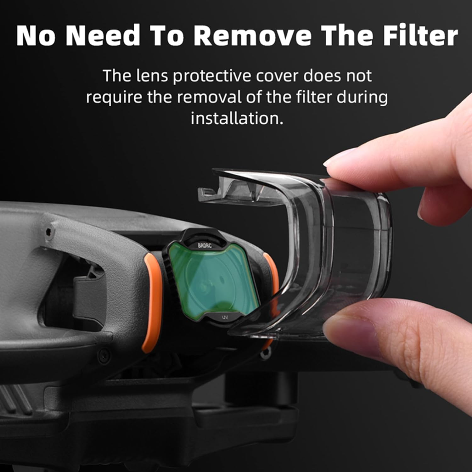 CERFFOOL Gimbal Protective Lens Cover for DJI Avatar 2 Lens Cap Dustproof Protective Cap Anti-Scratch Protective Case Drone Accessories Lens Protection Cap image number 1