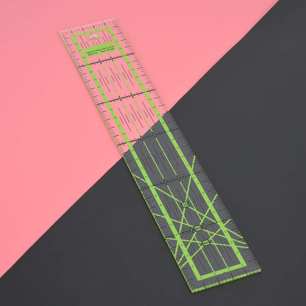 Fdit Sewing Ruler, 5X30Cm High Transparent Tailor Cutting Tool image number 2