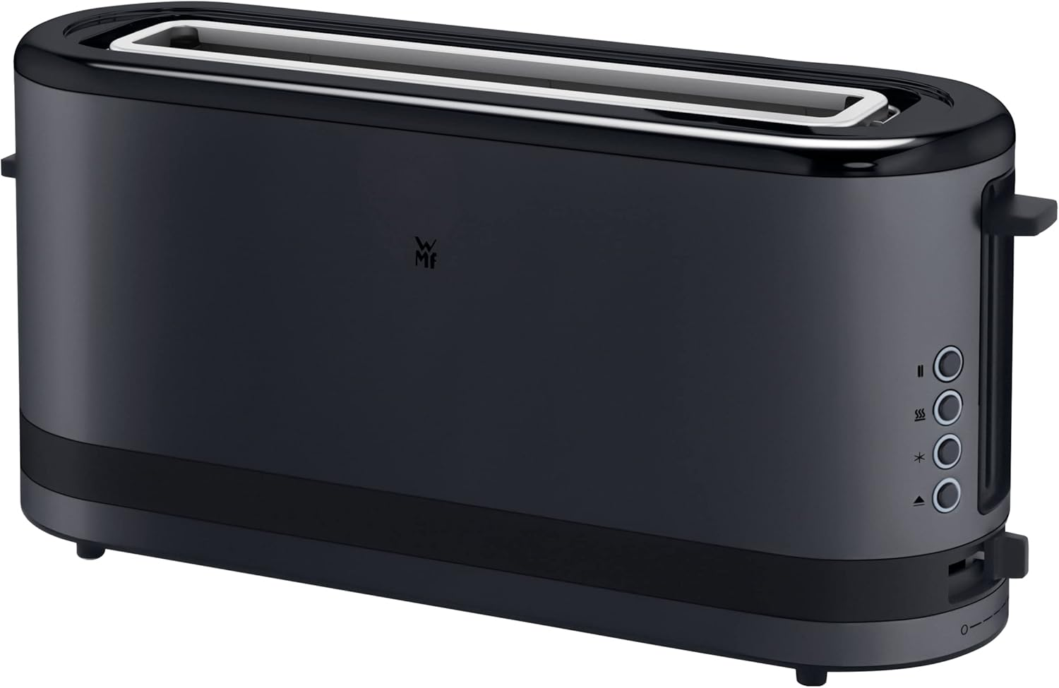 WMF K&uuml;chenminis Long Slot Toaster, Deep Black Design, 2-Slice Toaster, Compact, for 2 XXL Toasts or an Extra Long Bread Slice, High-Quality Stainless Steel Housing, 7 Browning Levels image number 1
