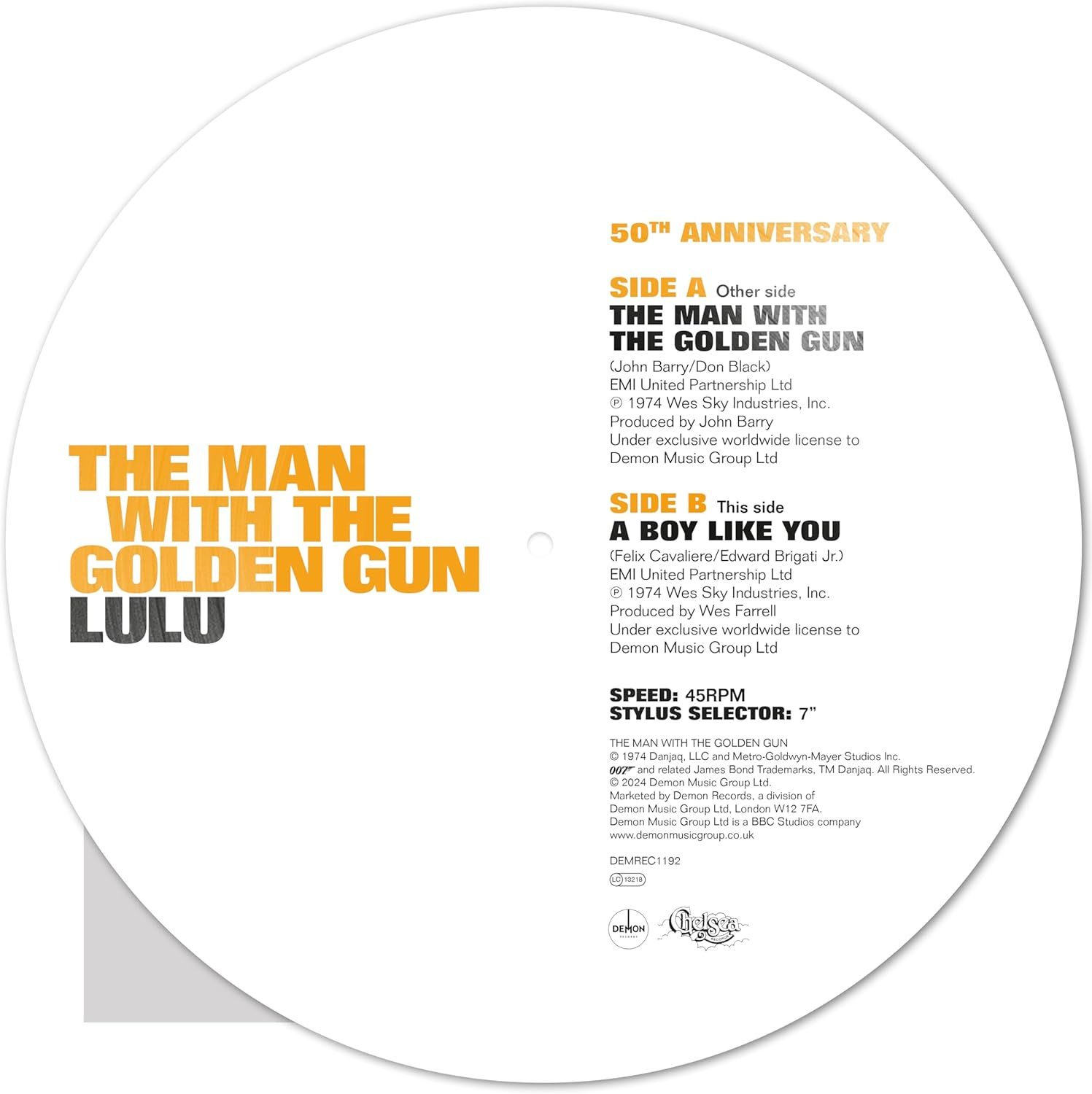 James Bond: the Man with the Golden Gun - Limited Picture Disc Vinyl - Audio Cd, Audiobook, Cd, 25 February 2003 image number 2