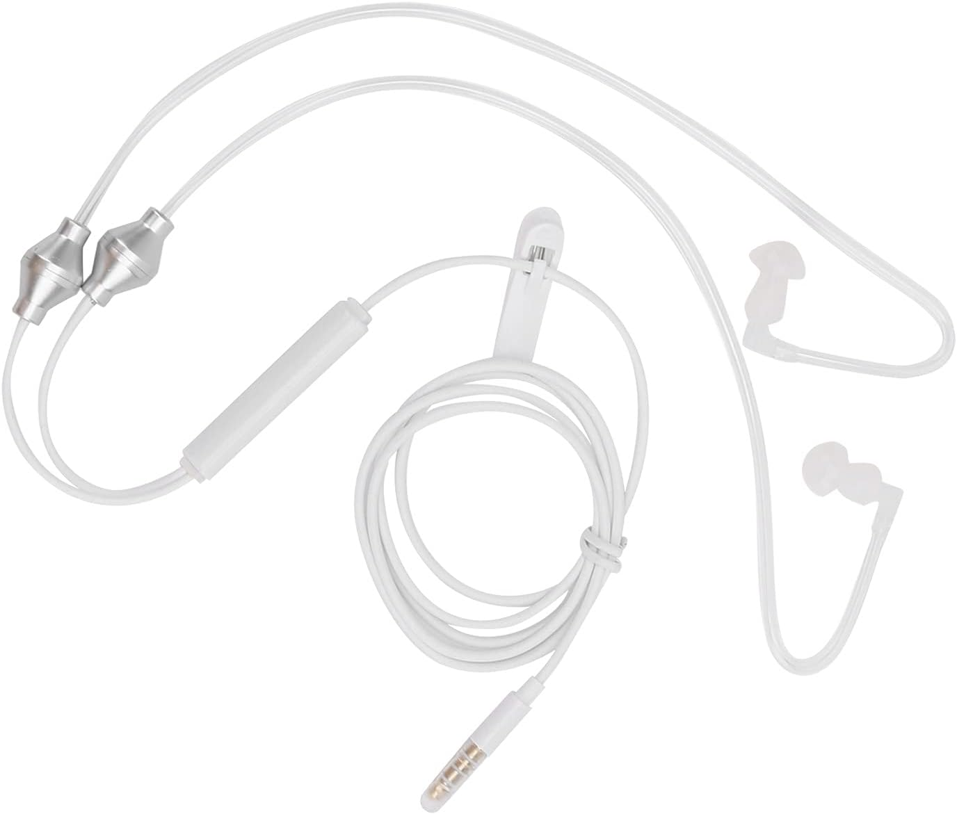 Wired 3.5Mm Headset with Radiation Protection Earbuds Headset Smart Control with Handheld Microphone for a Variety of Android Phones Galaxy Series (White) image number 4