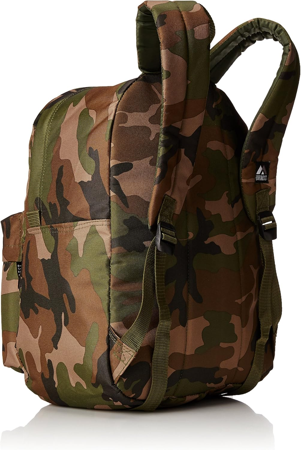 Everest Unisex Adults Classic Woodland Camo Backpack, Camouflage image number 3