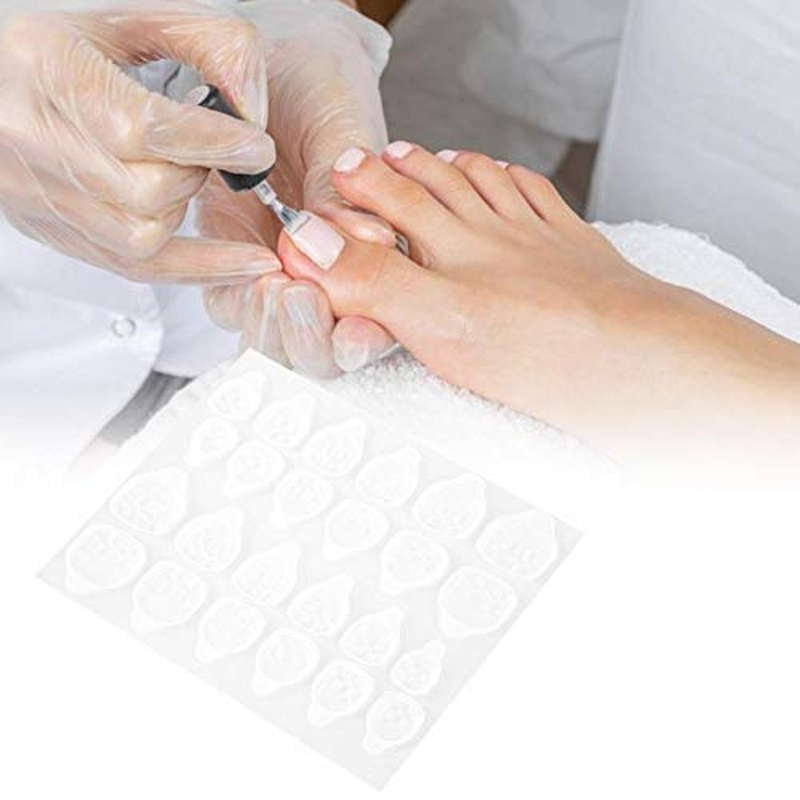 Breathable Adhesive Tabs Fake Nail Glue Sticker, Double Sided Adhesive Nail, 10 Sheets Transparent Double-Sided Adhesive Tapes Toenail Toe Nail Sticker Nail Glue Sticker False Nail Tips image number 4