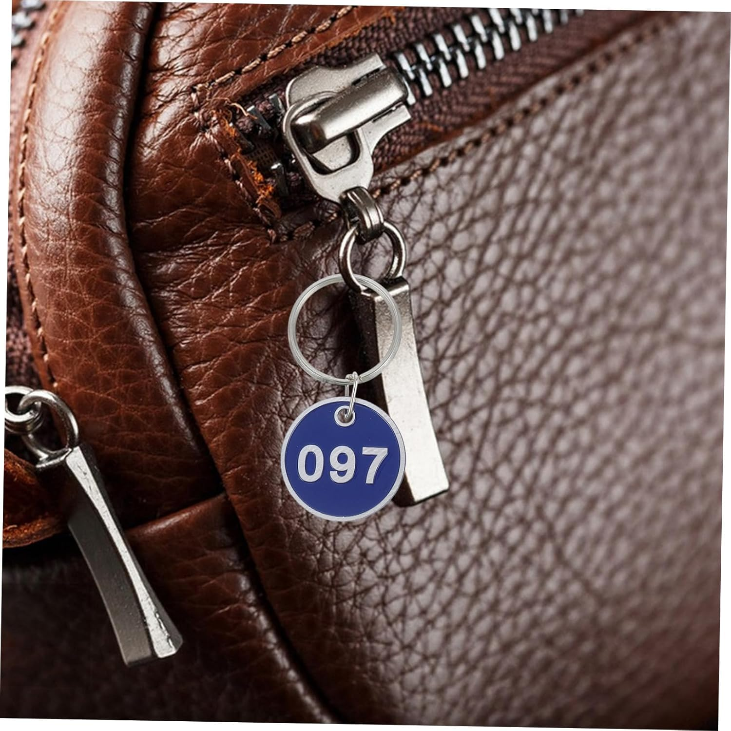 SEWACC 100Pcs Aluminum Alloy Numbered Tags Luggage Identification Tags Metal Label for Travel Suitcases Bags and Storage for Hotels and Cruise image number 6