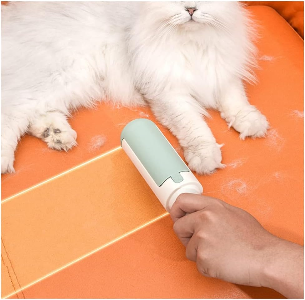 VENEKA Multi-Purpose Double-Sided Brusher Pet Hair Removal Roller Dog Hair Removal Brush Adhesive for Pets Green image number 2