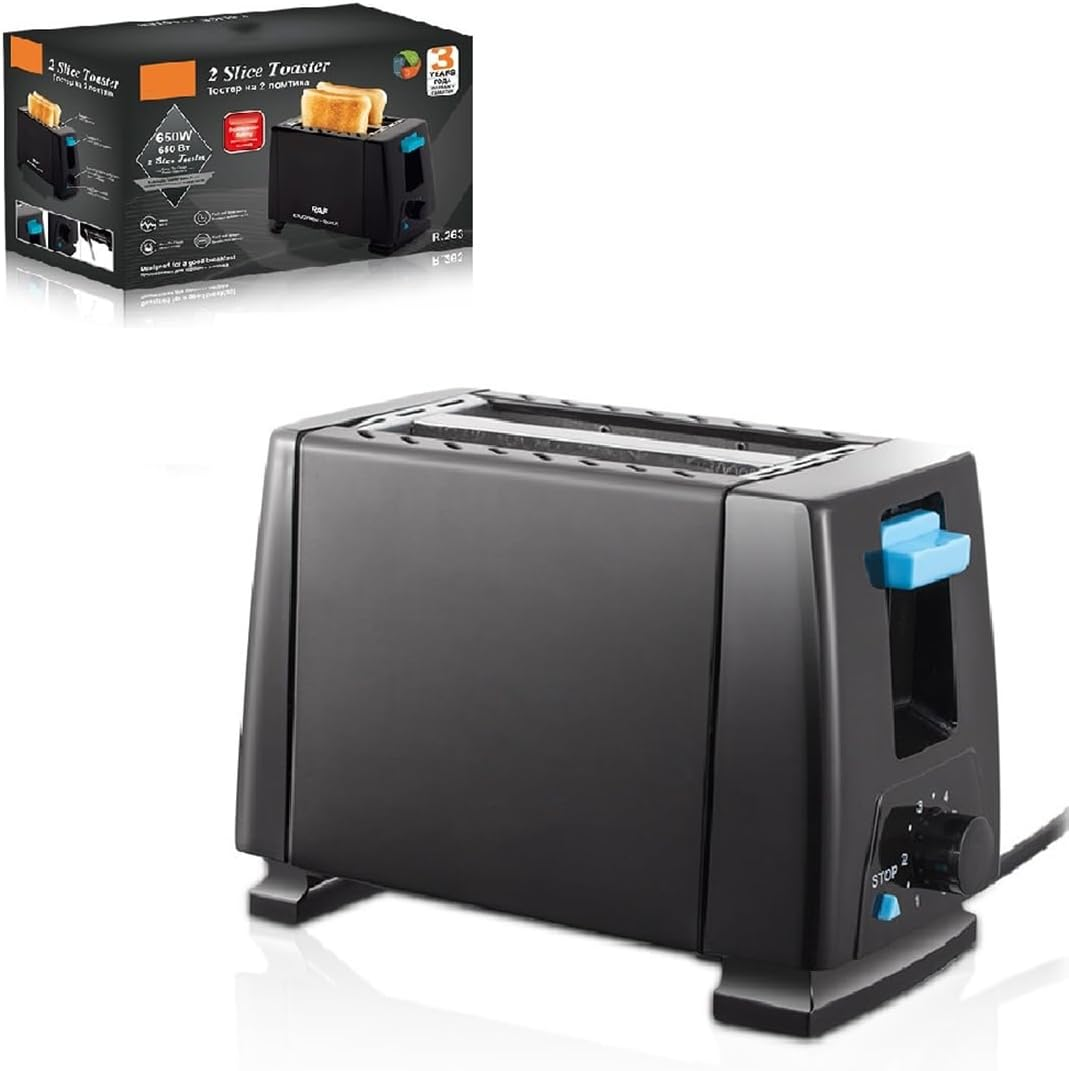 Frafuo Extra Wide Slot 2-Slice Toaster for Thick Sourdough, 6 Shade Control + Lift & Look, Removable Crumb Tray, Compact Design with Cool-Touch Housing (AU Plug) image number 3