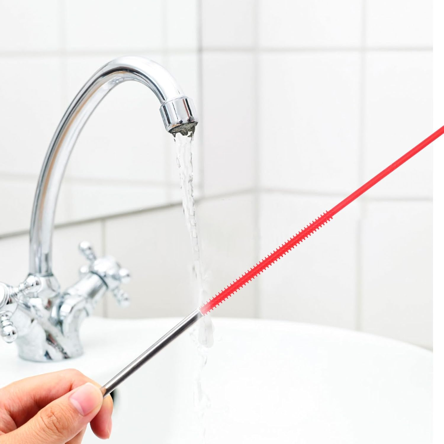 4Pcs Silicone Straw Cleaner Brush Extra Long, Water Bottle Cleaner Brush for Washing Narrow Neck Containers, Reusable Straw Brushes for Cleaning Straws (4Pcs) image number 5