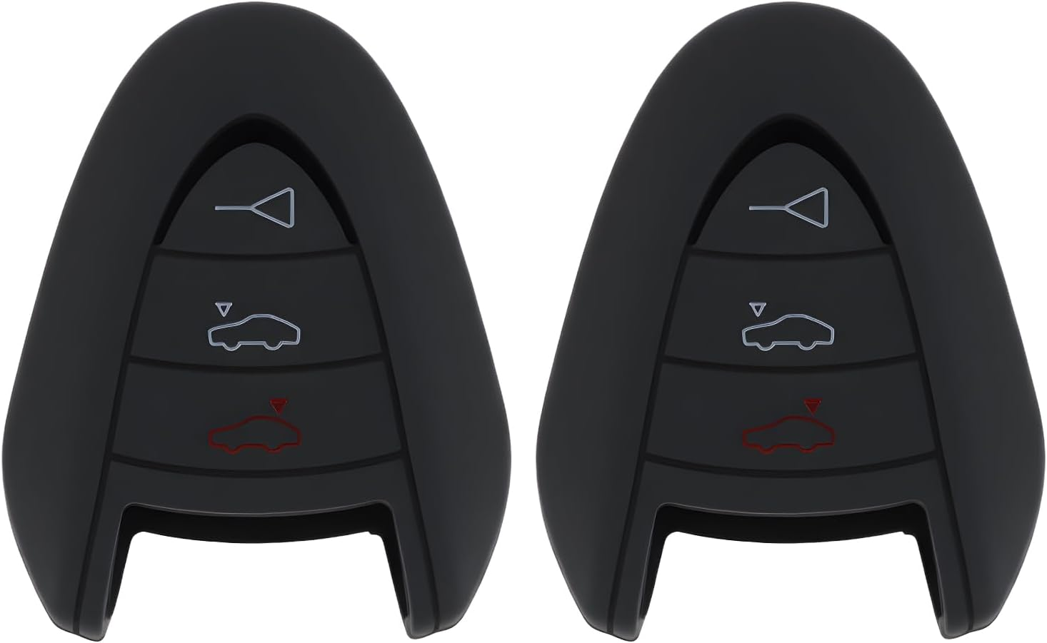 SING F LTD 2Pcs Car Key Silicone Case Compatible with Porsche 911 997 987 Boxster Cayman image number 5