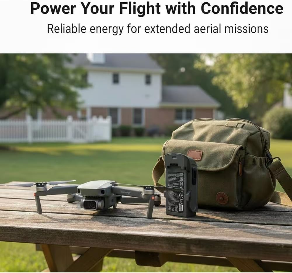 Drone Battery 1480Mah 11.4V Extended Flight Time and Safe Replacement Battery Compatible for Spark, 1 Pack image number 2