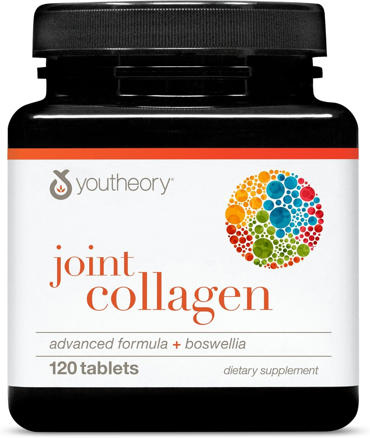 Youtheory Joint Collagen Advanced with Boswellia, 120 Count (1 Bottle) image number 1
