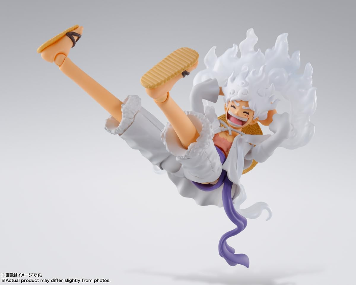 Tamashii Nations S.H.Figuarts One Piece Monkey D. Luffy Gear 5 image number 4