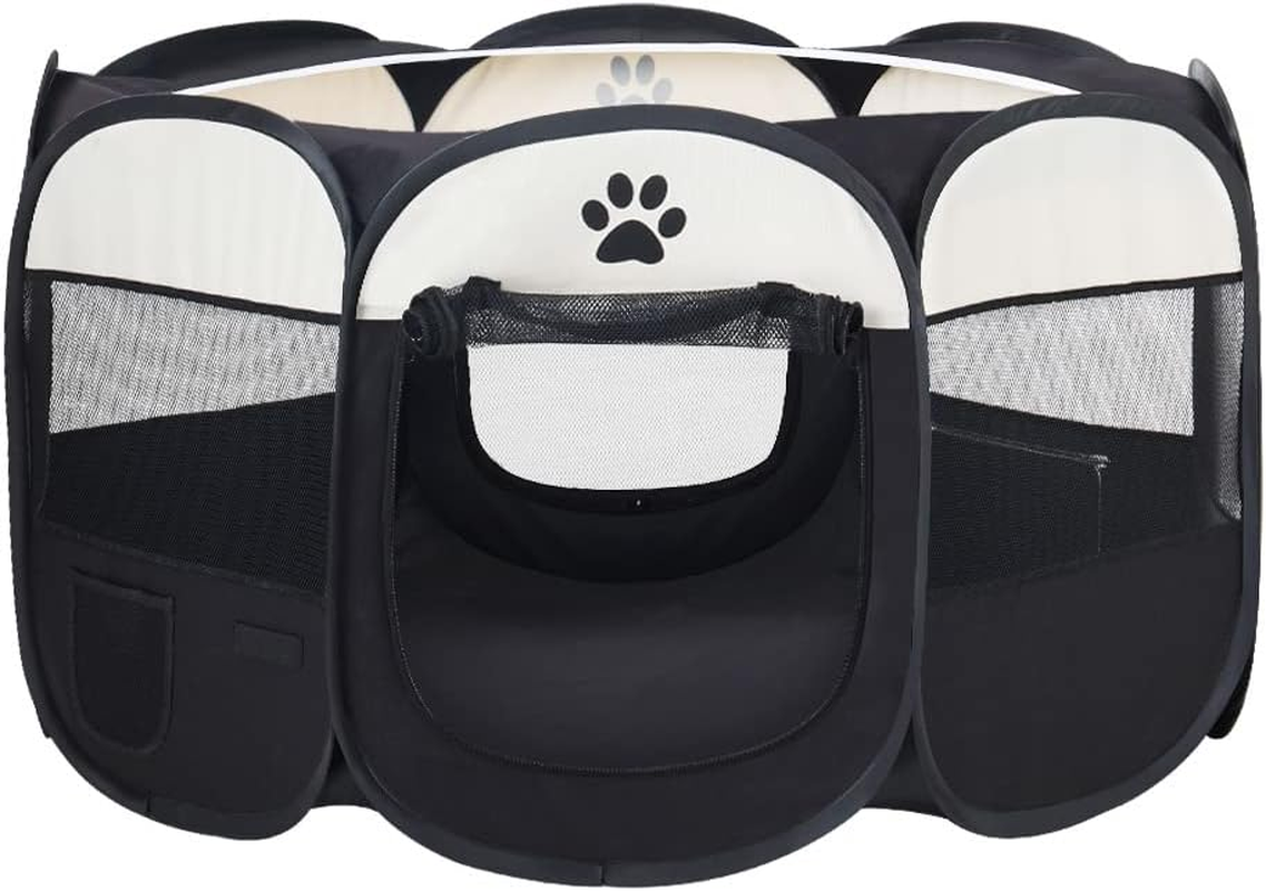 I.Pet Pet 3XL Large 8 Panel Dog Playpen Rabbit Play Pen Playpens Fence Cage Cages Puppy Exercise Enclosure Crate Pets Barrier Portable Outdoor Indoor Run Gate Guinea Pig Heavy Panels Kennel image number 2