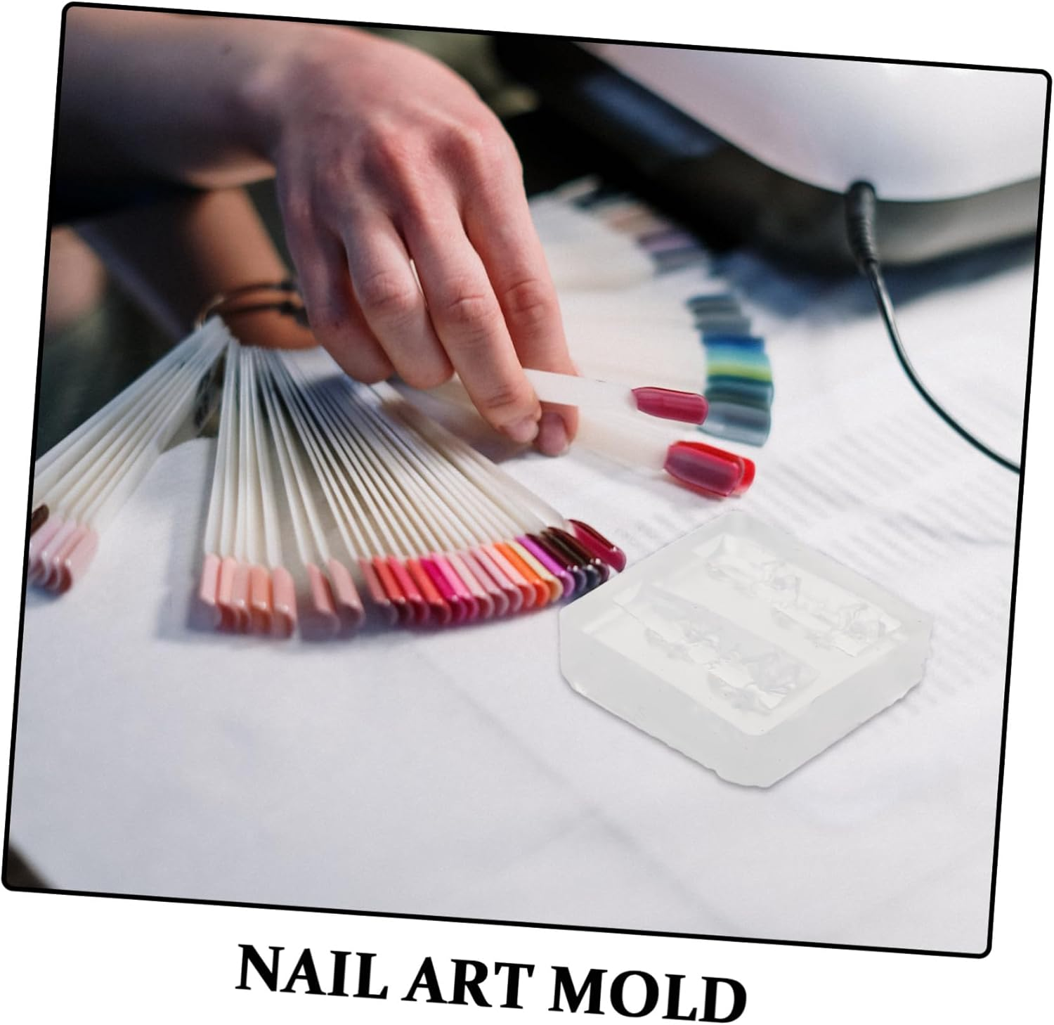 DECORNIJIA 6Pcs Bow Nail Charm Mold Transparent Silicone Reusable Nail Art Accessory Tool for Resin Crafts Flexible Manicure Decoration Supplies image number 3