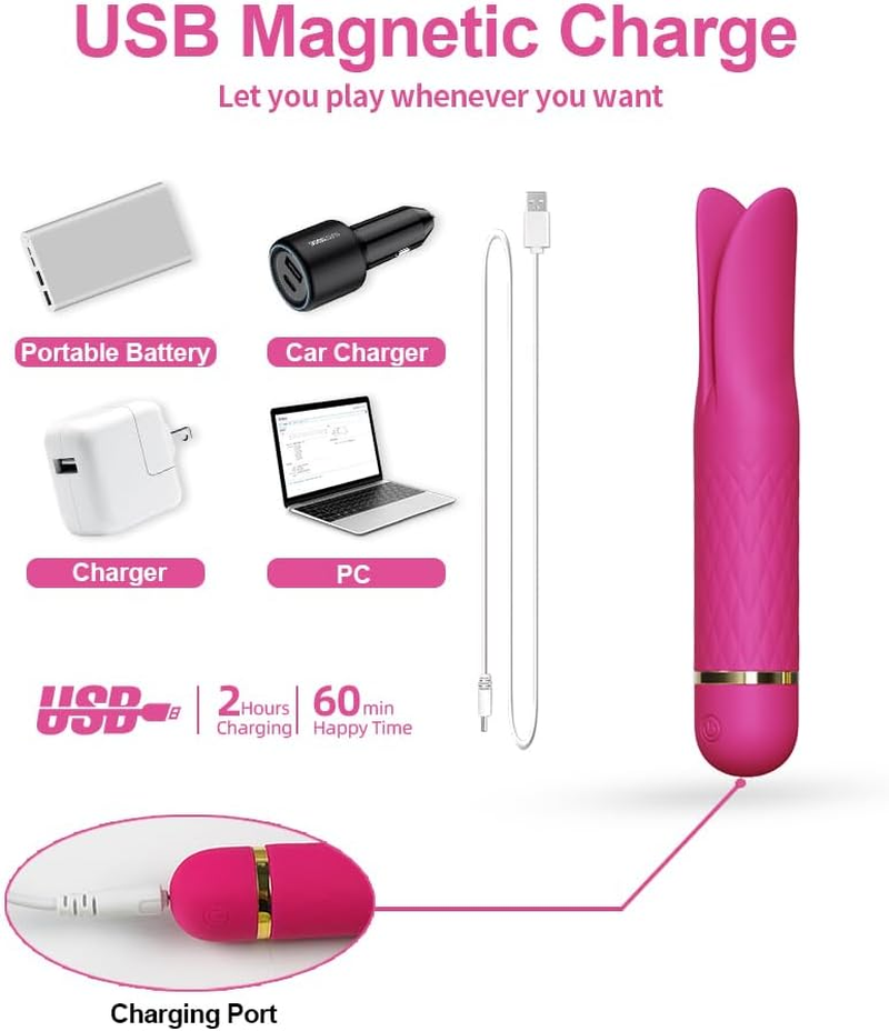 G-Spot Dildo Vibrator -10 Vibration Adult Female Sex Toys, Realistic Silicone Dildo Finger Vibrator for Various Stimuli, Clitoral Stimulator for Single and Couple Entertainment (AA) image number 1