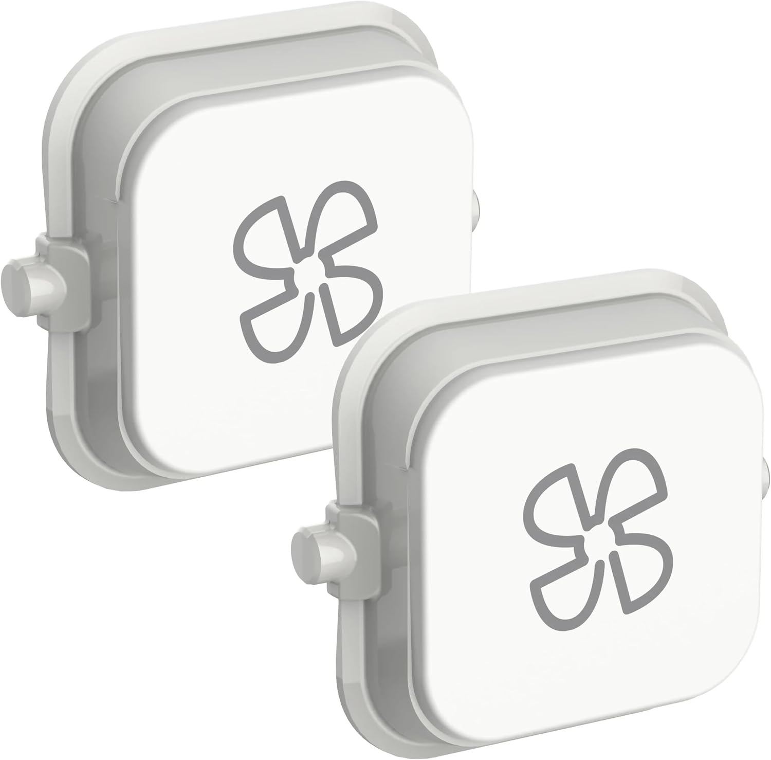 Dolly Rocker with Icon, for Clipsal Iconic Series Wall Switches, Vivid White, 40LR-VW 40HR-VW 40FR-VW - Light, Heat and Fan Icons 3 Pack (3Pcs Light, Fan, Heat) image number 1