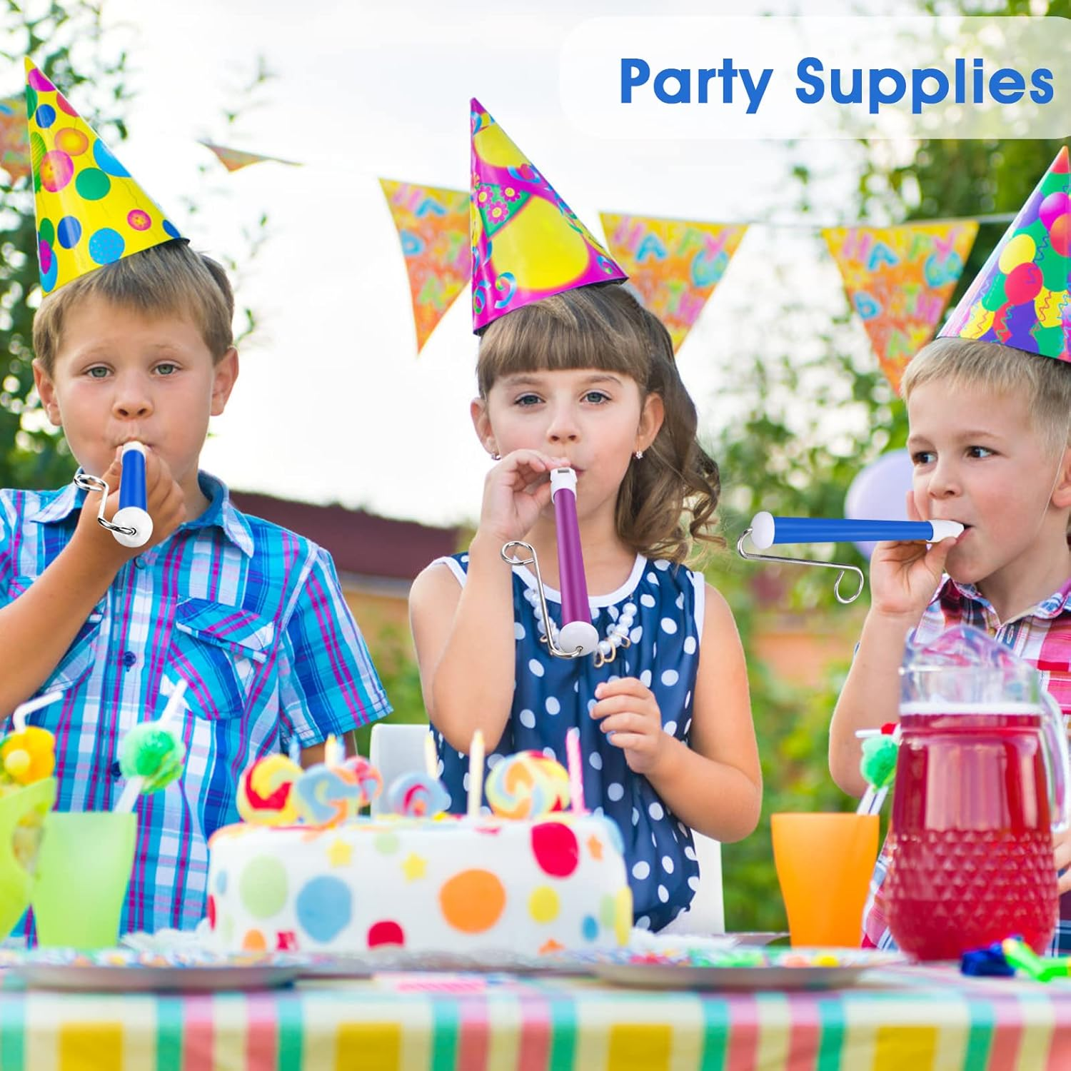 Abeillo Slide Whistle Instrument, Pack of 2 Plastic Sliding Whistle with Stainless Steel Glide Bars for Boys and Girls for Practising Music, Professional Musical Instrument for Beginners image number 3