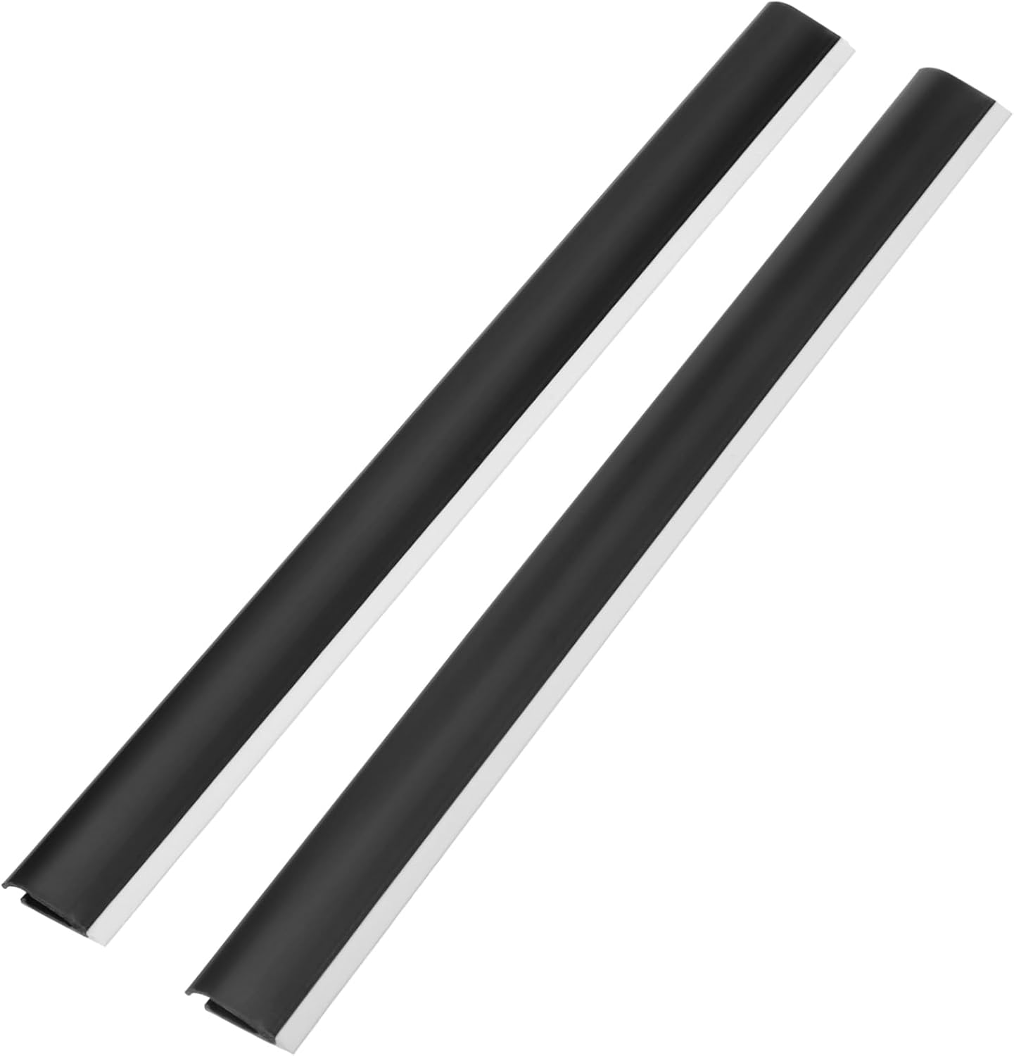 CRILSTYLEO 2Pcs Replacement Dustpan Plastic Lip Strips Edge Protectors for Brooms Garbage Shovels Versatile Cleaning Tool with Cut to Design image number 4