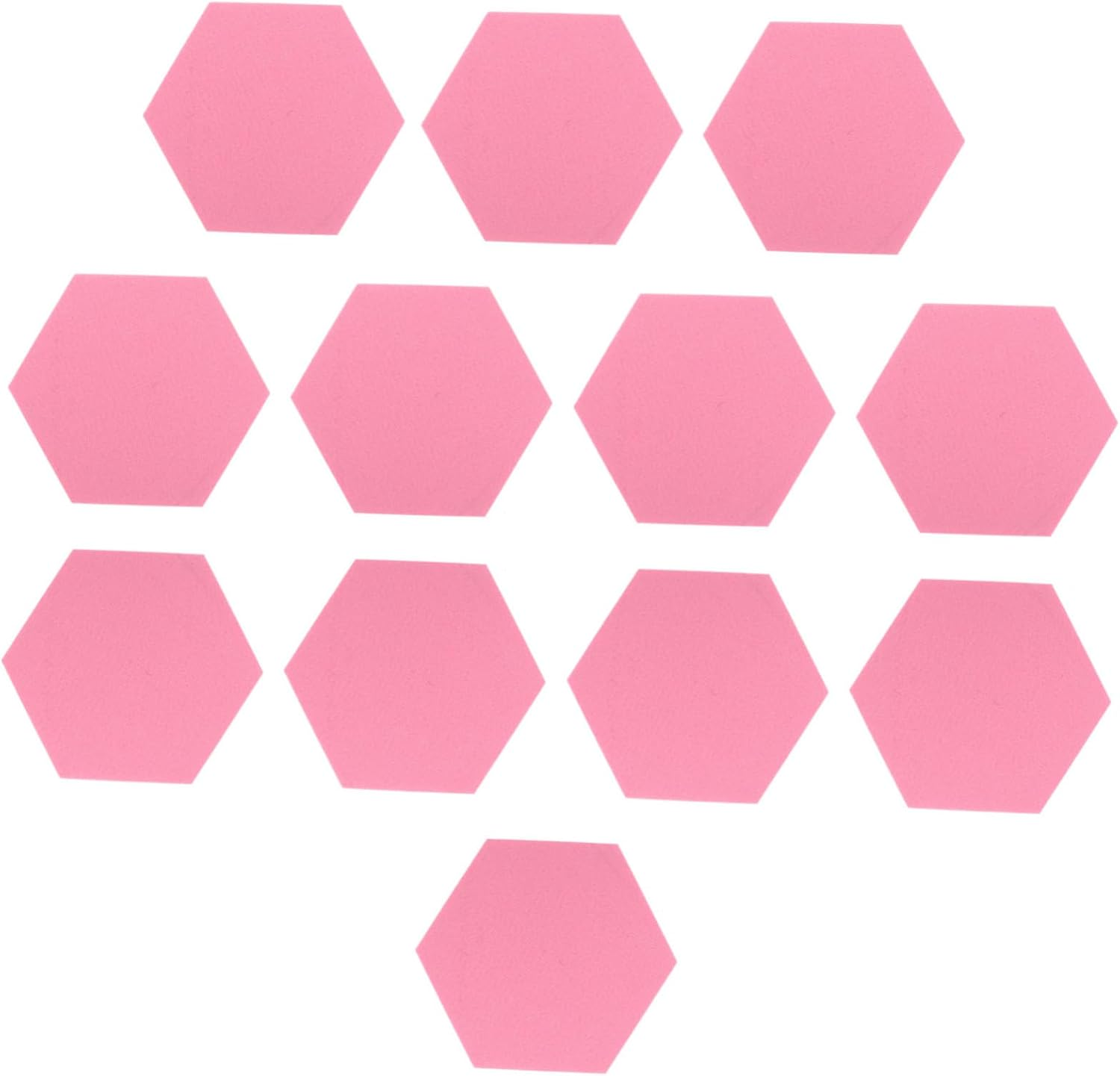 TEHAUX Home Office Decor 12 Pack Hexagon Felt Soundproofing Panels Stick Memo Board for Walls image number 6