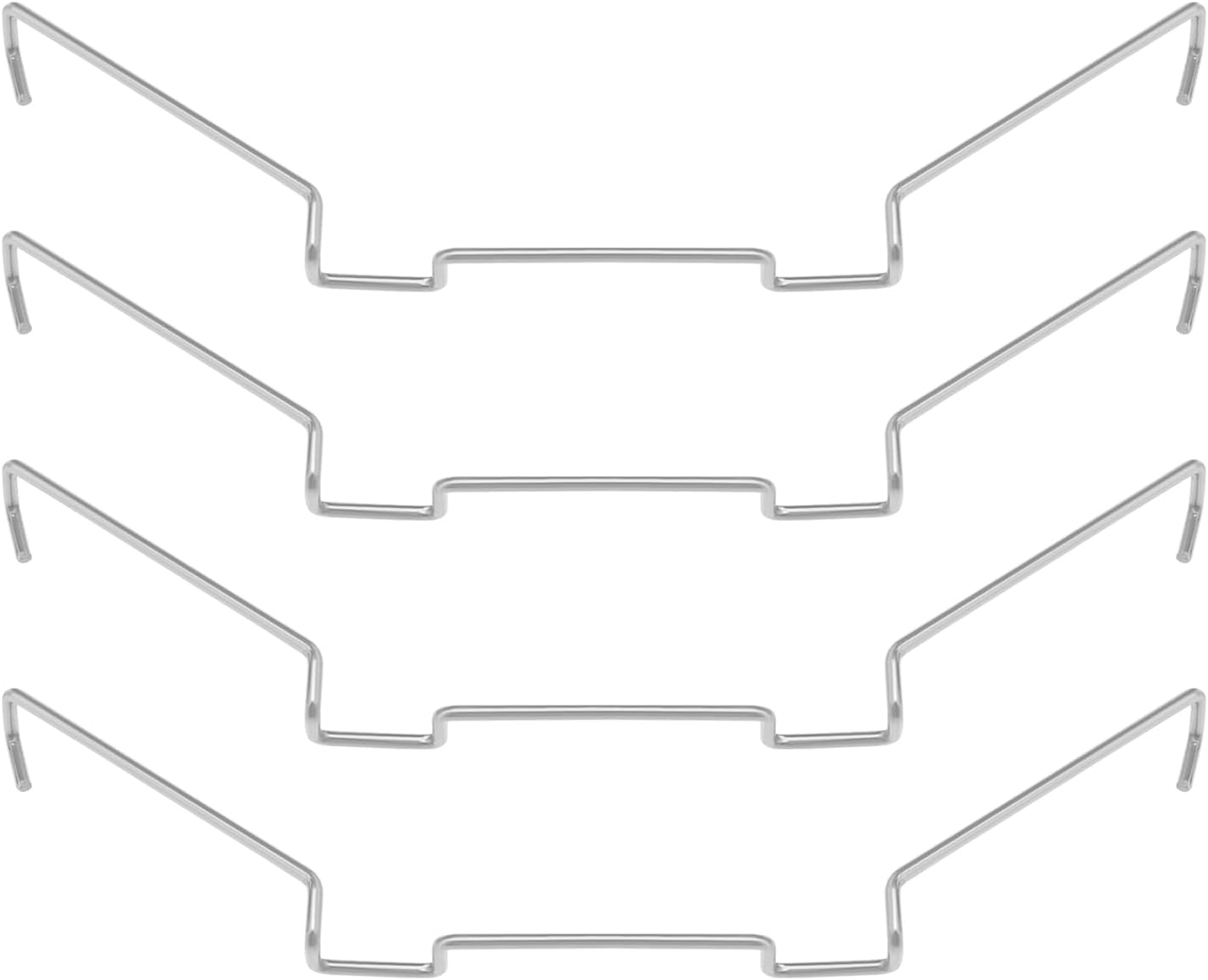 Create Idea 4Pcs 9Cm CPU Heatsink Fan Wire Buckle Stainless Steel Computer CPU Cooling Fan Clips Upper Hook Type Fixing Clip for Hollow Shaft Fans Compatible with Jonsbo CR1400 CR1200 image number 1