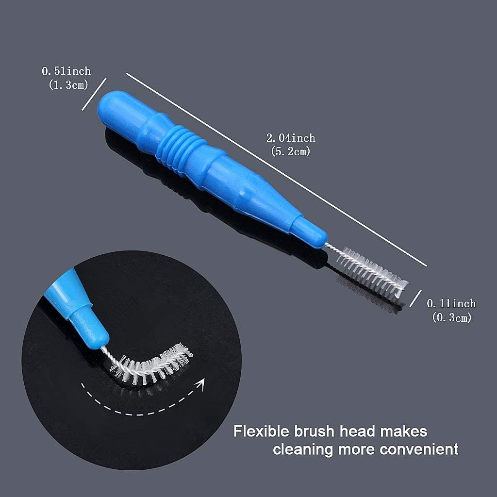50 Piece Dental Interdental Brush Set, Toothpick Flossing Head, Oral Hygiene Teeth Cleaner Floss Sticks image number 3
